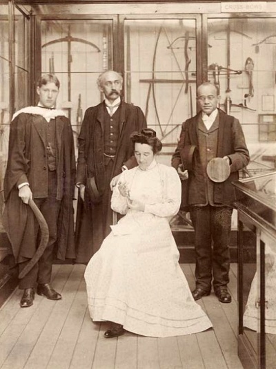 Francis Knowles  Henry Balfour  J.A. Harley  and Barbara Freire-Marecco in the Pitt Rivers Museum 1998.266.3